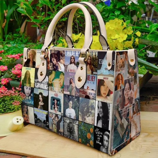 Discover Lana Del Rey Singer Music Leather Handbag