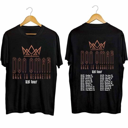 Discover Don Omar 2024 Tour Shirt, Don Omar Band Fan Shirt