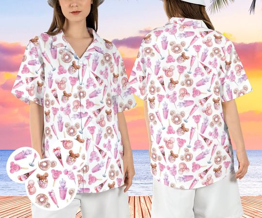 Discover Carnival Food and Drink Hawaiian Shirt