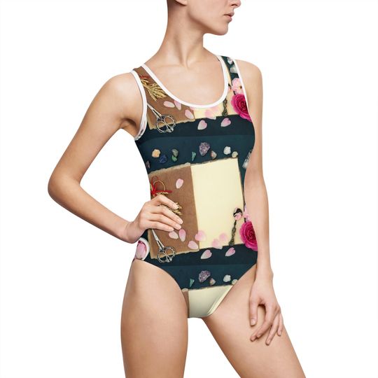 Discover Girly Stuff with Flower Women's Sleeveless One-piece Swimsuit