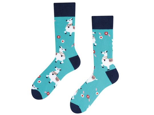 Discover Alpaca Socks - Black/White - S - adult - unisex, Alpaca Socks - Black/White - S - adult - unisex