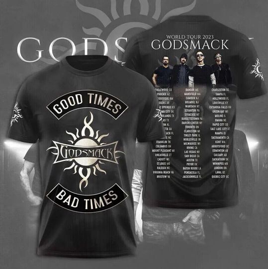 Discover Godsmack Band T-Shirt Rock Band Music 3D T-Shirt