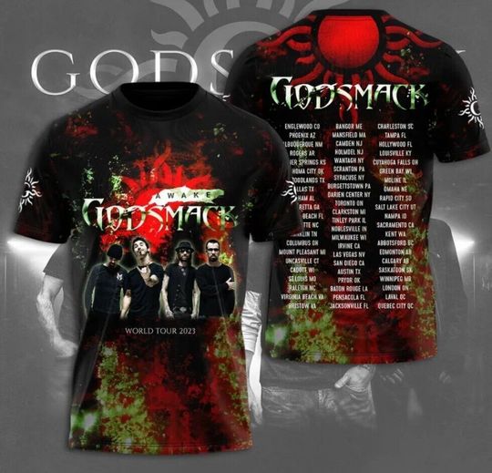 Discover Godsmack Band T-Shirt Rock Band Music 3D T-Shirt