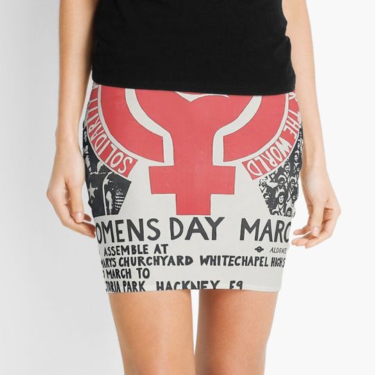 Discover ;Women's Day Poster Mini Skirt