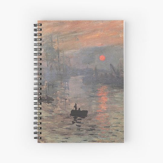 Discover Claude Monet Spiral Notebook