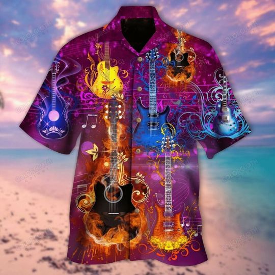 Discover TREE OF LIFE GUITARS 3D HAWAII SHIRT Christmas Gift Halloween Gift