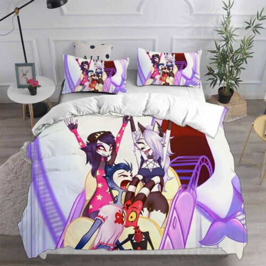 Discover Hazbin Hotel Bedding Set, Hazbin Hotel Fan Gift
