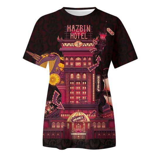 Discover Hazbin Hotel Shirt, Hazbin Hotel 3D Printed Shirt