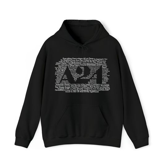 Discover A24 Hoodie, Every A24 Film Ever Made on One hoodie