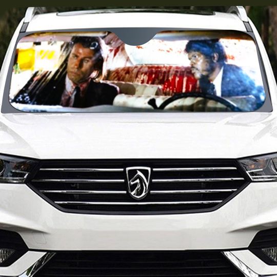 Discover Car Windshield Sunshade Pulp Fiction