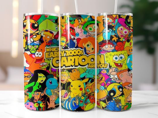 Discover 90's Baby Tumbler | 90s Cartoons- 20 oz tumbler