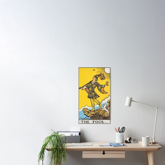 Discover The Fool - Rider Waite Smith Tarot Poster
