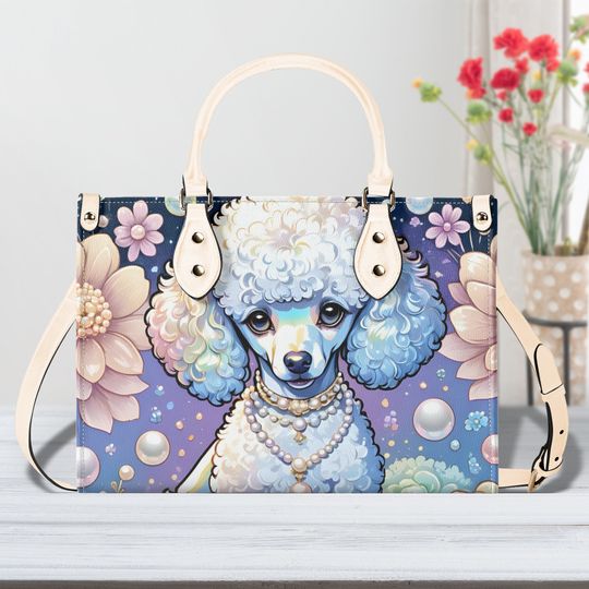 Discover Poodle Leather Bags, Gift for Dog Lovers