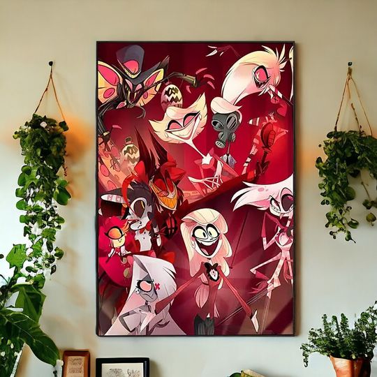 Discover Hazbin Hotel Poster,  Paper Material Gift, Movie Poster