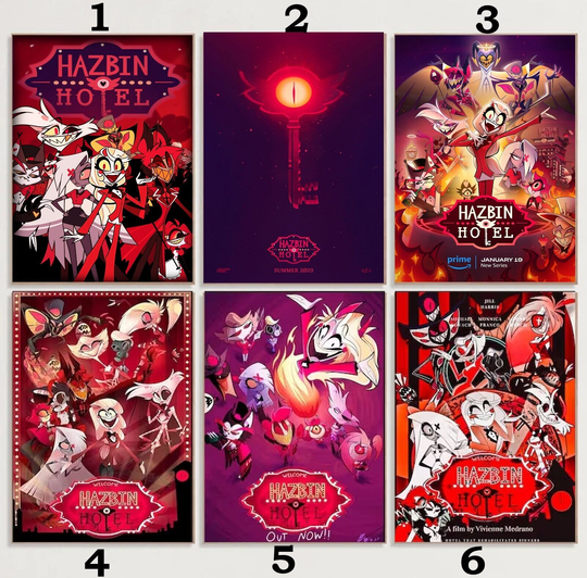 Discover Custom Hazbin Hotel 2024 Poster