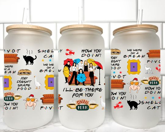 Discover Friends Frosted Tumblers