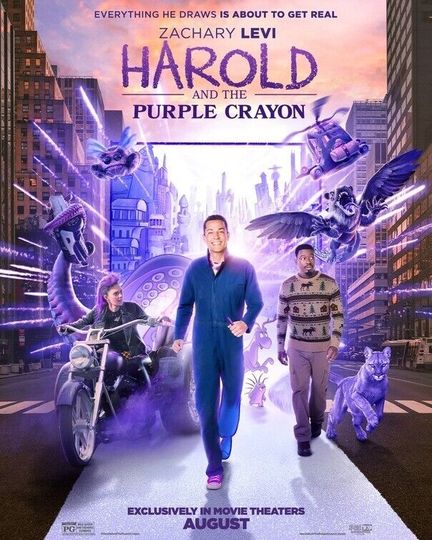 Discover Harold and the Purple Crayon Movie Poster Zachary Levi