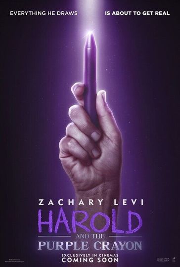 Discover Harold and the Purple Crayon Movie Poster Zachary Levi