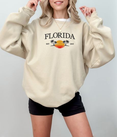 Discover Florida Embroidered Sweatshirt Collection
