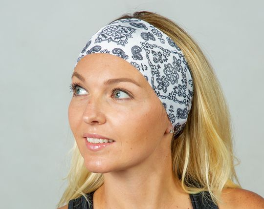 Discover Yoga Headband-Black Workout/Running Headband