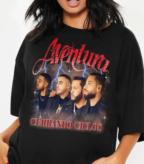 Discover 2024 Aventura Tour, Cerrando Ciclos Shirt, Aventura Concert Group Shirt