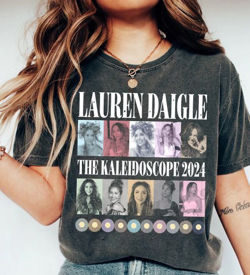 Discover NEW 2024 Lauren Daigle The Kaleidoscope Tour 2024 T-shirt