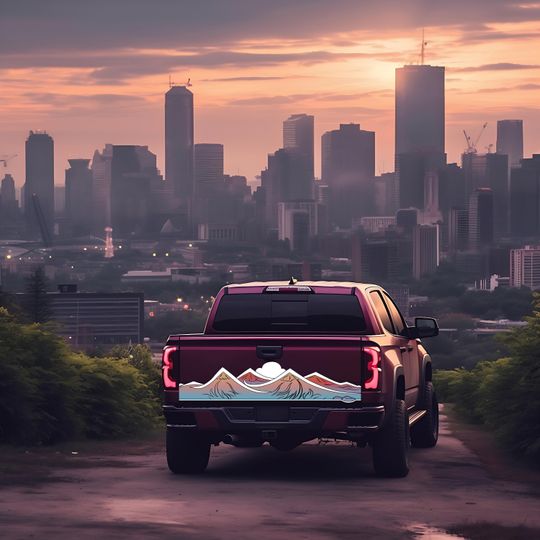 Discover Forest And Mountain Truck Bed Decal