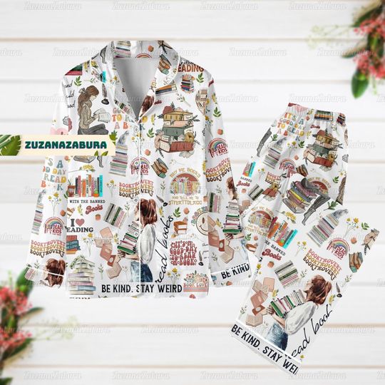 Discover Books Pajamas Set, Books Pajamas Set