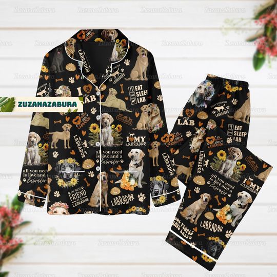 Discover Labrador Pajamas Set, Labrador Gift