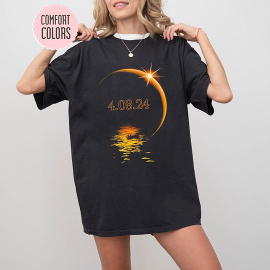 Discover April 8, 2024 T-Shirt - Total Solar Eclipse Shirt