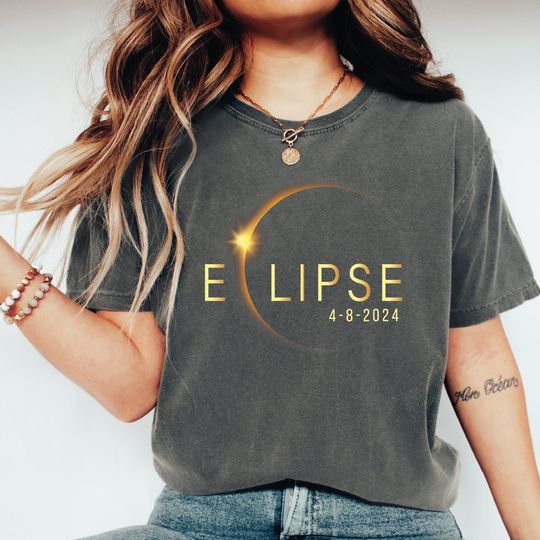 Discover Total Solar Eclipse 2024 Shirt, April 8 2024 T Shirt