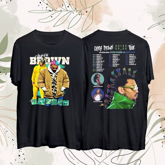 Discover Chris Brown Fans 11:11 Tour 2024 Shirt