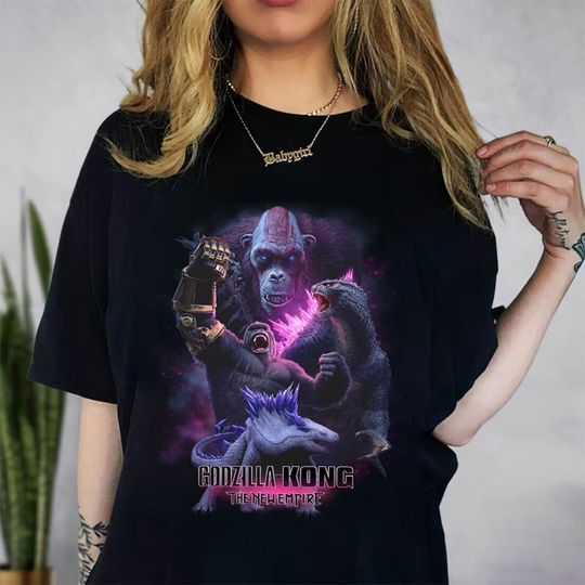 Discover god zilla X Kong The New Empire 2024 Shirt, god zilla X Kong Shirt