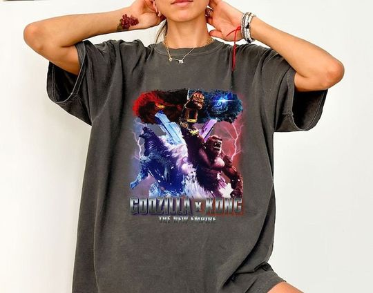 Discover god zilla X Kong The New Empire 2024 Shirt, god zilla X Kong