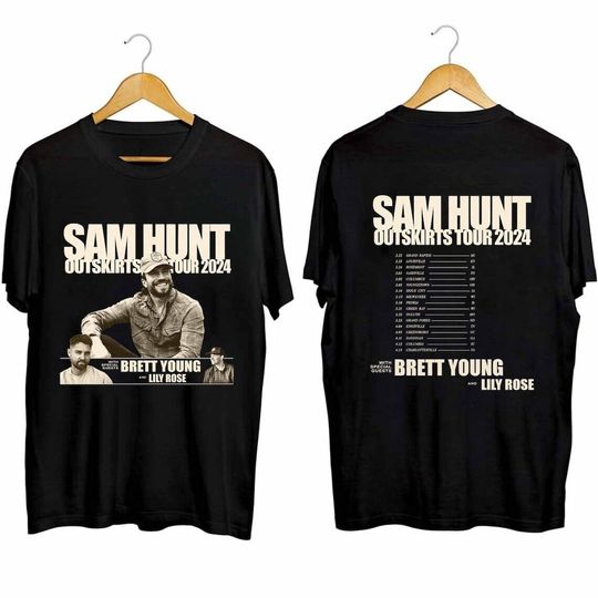 Discover Sam Hunt 2024 Outskirts Tour Shirt