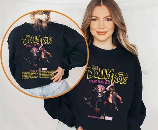 Discover The Dollyrots 2024 Tour Shirt Spring Fling Concert Sweatshirt