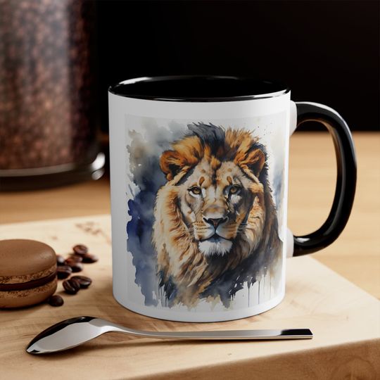 Discover Wildlife Accent Coffee Mug