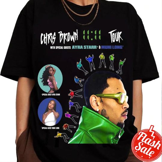 Discover Chris Brown 11:11 Tour 2024 Shirt