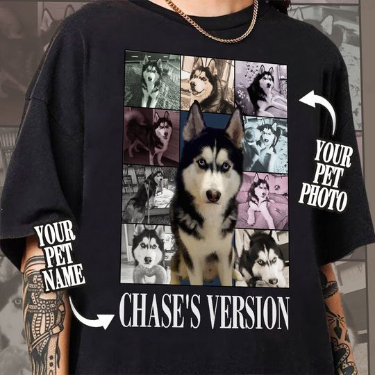 Discover Custom Dog Shirt, Custom Era's Tour Shirt, Personalized Dog Bootleg Shirt