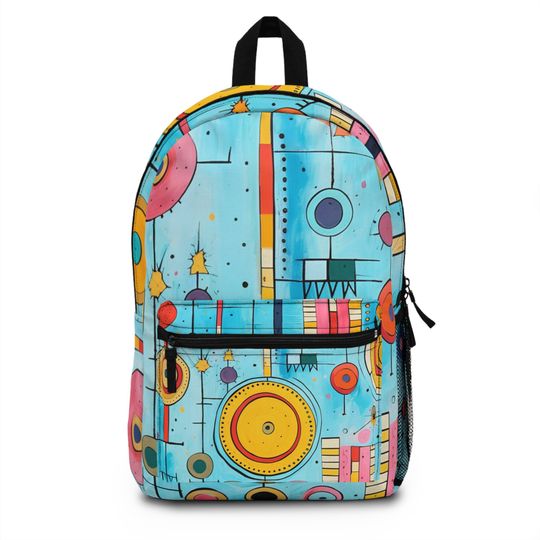 Discover Abstract Circle Design Backpack