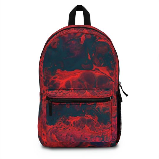 Discover Abstract Wavy And Spotty Backpack