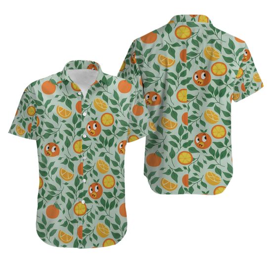 Discover Orange Bird Aloha Hawaiian Shirt