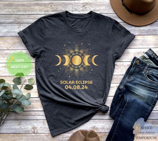 Discover Total Solar Eclipse Twice In A Lifetime 2017 2024 Shirt, April 8 2024