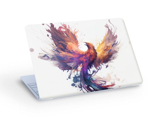 Discover Colorful Phoenix Laptop Skin, Laptop Decal Sticker
