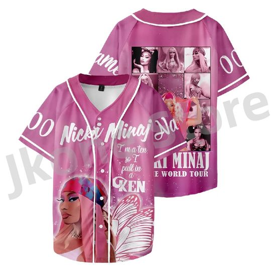Discover Nicki Minaj Merch Baseball Jersey Tour