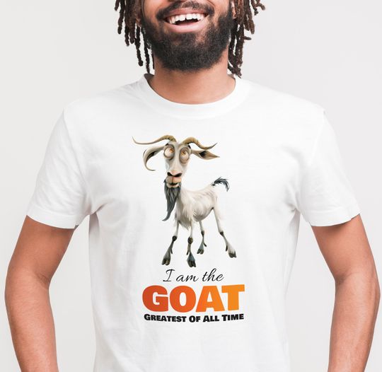 Discover I'm The Goat, Cute Goats T-Shirt, Greatest Of All Time Funny Goat Tee