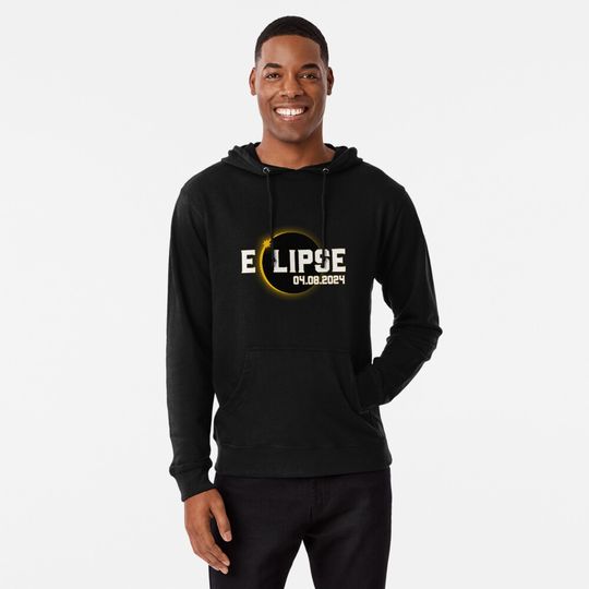Discover Total Solar Eclipse Hoodie, Total Solar Eclipse Hoodie April 8th 2024