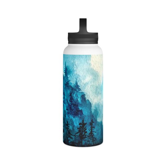 Discover Blue Trees Vacuum Flasks