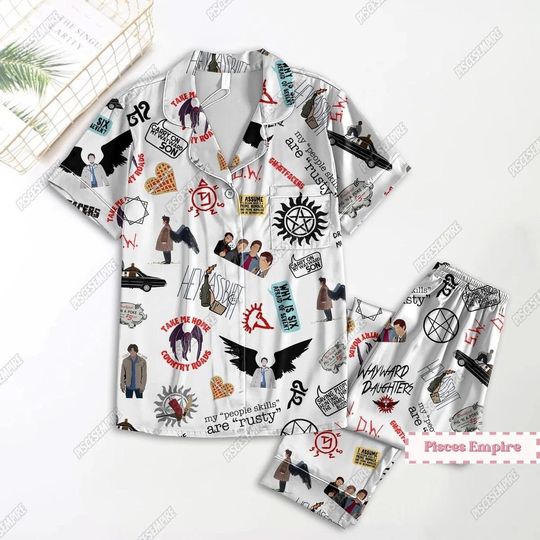 Discover Supernatural Pajamas Set - Holiday Design