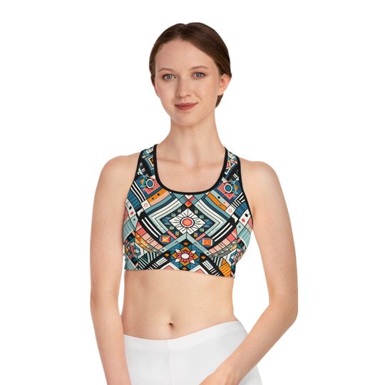 Discover Geometric Sports Bra